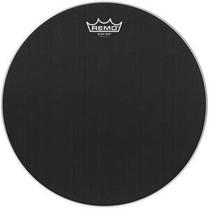 Remo Ks-0614-00 Black Max 14" Marching Tom/snare, Crimped Drum Heads
